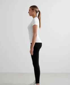 Aim'n Women's Soft Basic Short Sleeve White Online