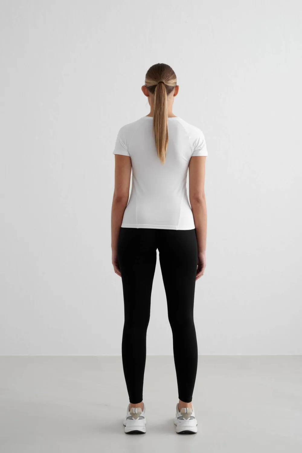 Aim'n Women's Soft Basic Short Sleeve White Online