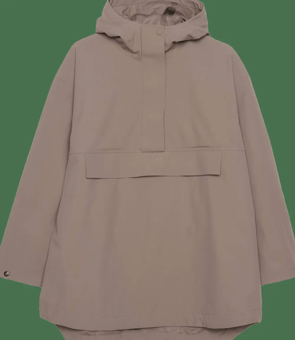 Aim'n Women's Waterproof Oversized Anorak Espresso Sale