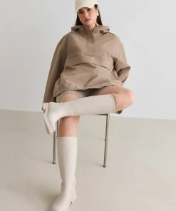 Aim'n Women's Waterproof Oversized Anorak Espresso Sale
