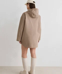 Aim'n Women's Waterproof Oversized Anorak Espresso Sale
