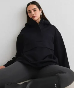 Aim'n Women's Waterproof Oversized Anorak Black
