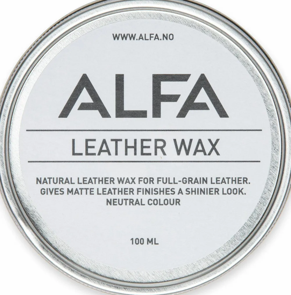 Alfa Leather Wax NoColour Clearance