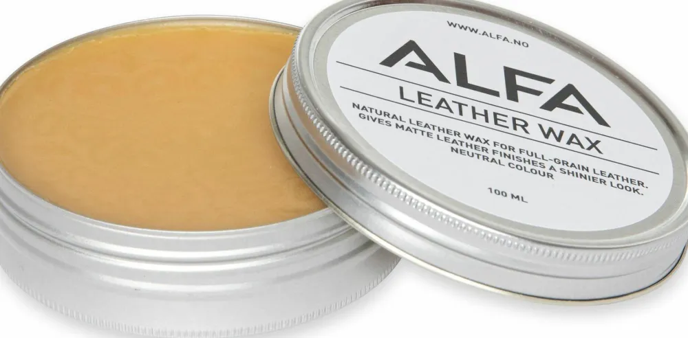 Alfa Leather Wax NoColour Clearance