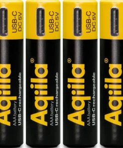 USB-C Rechargeable AAA Battery (1,5 V / 600 mAh) 4-pack Elektronik