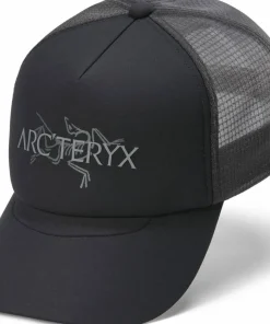 New Bird Word Trucker Hat Black/Cloud Huvudbonader Dam|Huvudbonader Herr