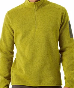 Arc'teryx Men's Covert 1/2 Zip Olive Moss Heather Discount
