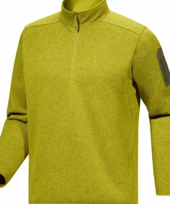 Arc'teryx Men's Covert 1/2 Zip Olive Moss Heather Discount