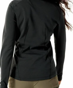 Arc'teryx Women's Taema Thermal Crew Longsleeve Black Heather