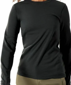 Arc'teryx Women's Taema Thermal Crew Longsleeve Black Heather