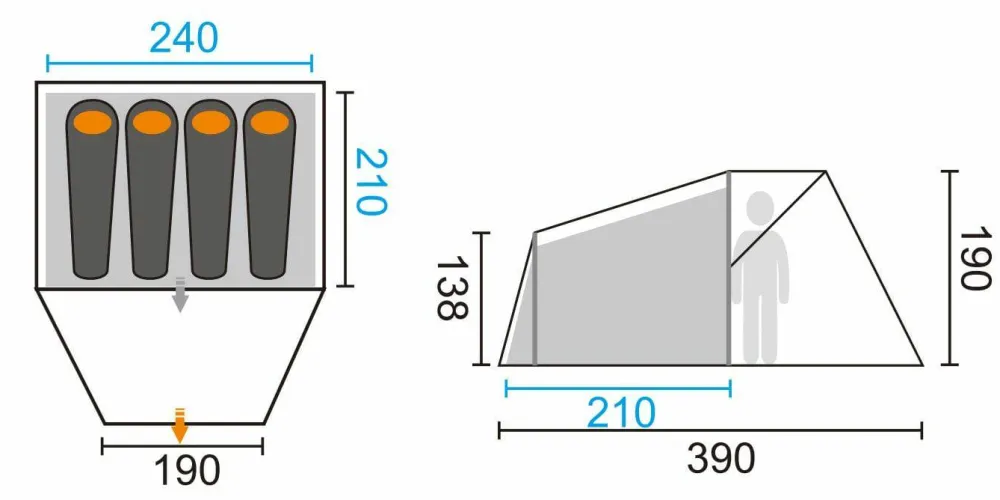 Arctic Tern Family Camp 4 P Asphalt Discount