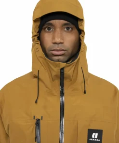 ARMADA Men's Grands 3L Jacket Golden Brown Clearance
