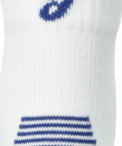 Asics 2 Pack Cushioned Run Quarter Sock Performance Black/Brilliant White Sale