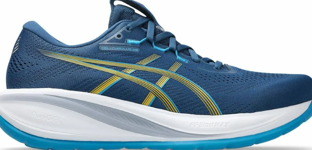 Asics Men's GEL-Cumulus 28 Twilight Blue/Yamabuki Discount