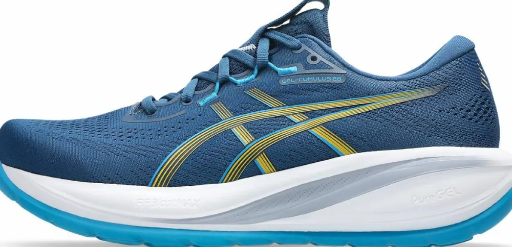 Asics Men's GEL-Cumulus 28 Twilight Blue/Yamabuki Discount