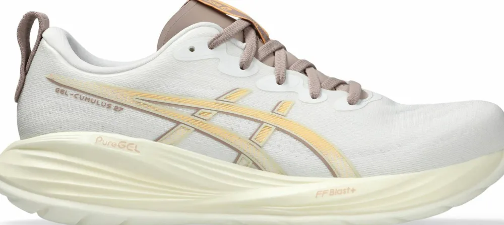 Asics Men's Gel-Cumulus 27 White/Fawn Discount