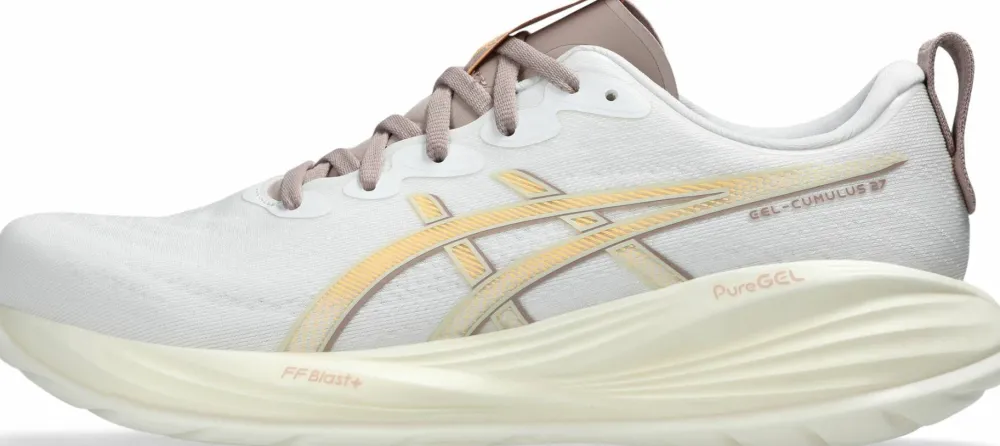 Asics Men's Gel-Cumulus 27 White/Fawn Discount
