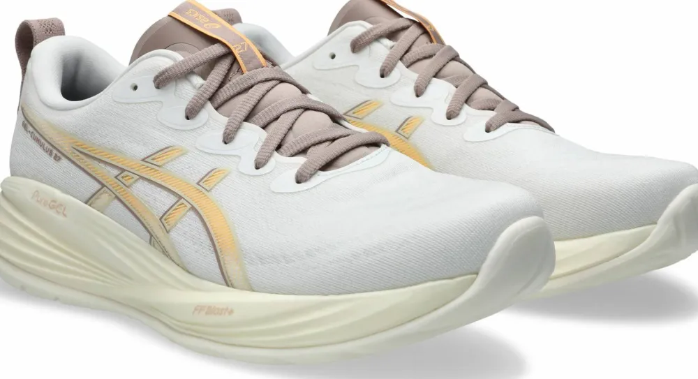 Asics Men's Gel-Cumulus 27 White/Fawn Discount