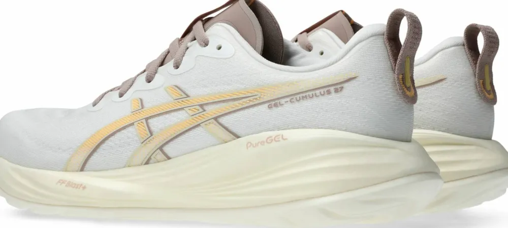 Asics Men's Gel-Cumulus 27 White/Fawn Discount