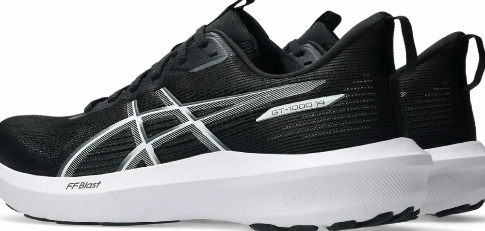 Asics Men's GT-1000 14 Black/White Discount