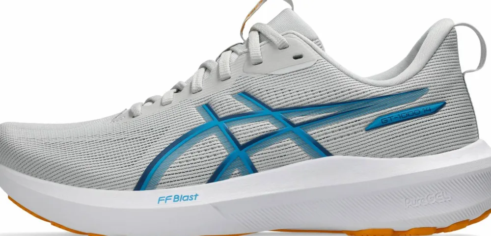 Asics Men's GT-1000 14 Cloud Grey/Twilight Blue Hot