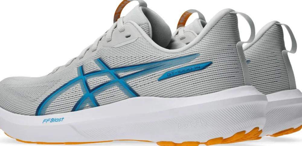Asics Men's GT-1000 14 Cloud Grey/Twilight Blue Hot