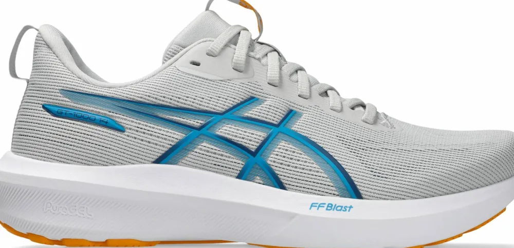 Asics Men's GT-1000 14 Cloud Grey/Twilight Blue Hot