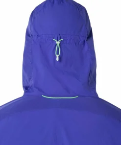Asics Men's Road Packable Jacket Cobalt Burst/Illuminate Green