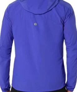 Asics Men's Road Packable Jacket Cobalt Burst/Illuminate Green