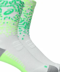 Asics Performance Run Sock Crew Brilliant White/Illum. Green/Vital Green Discount