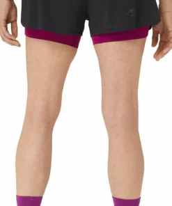 Asics Women's Fujitrail 2-N-1 Short Performance Black/Blackberry