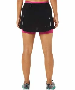 Asics Women's Fujitrail Skort Performance Black/Fuchsia Red