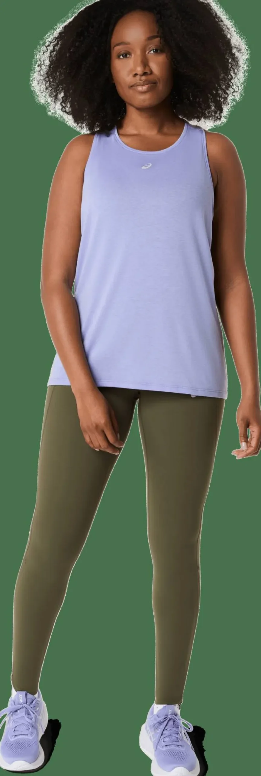 Asics Women's Nagino Run Adjustable Tank Bluebell