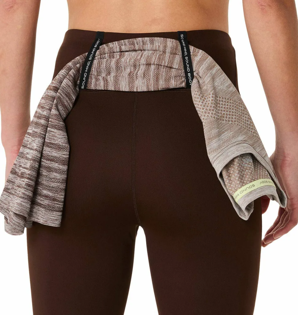 Asics Women's Road High Waist 8in Sprinter Coffee