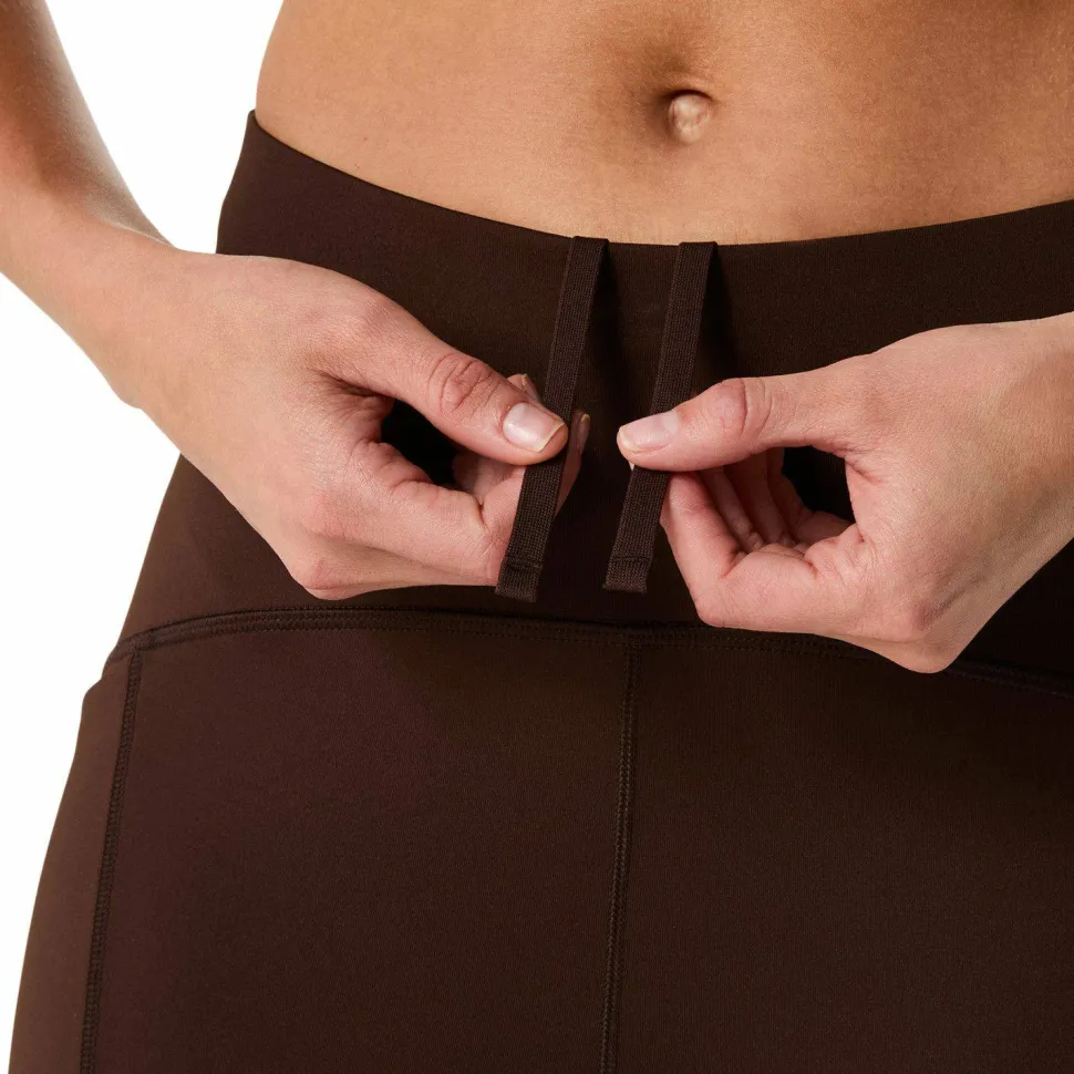Asics Women's Road High Waist 8in Sprinter Coffee