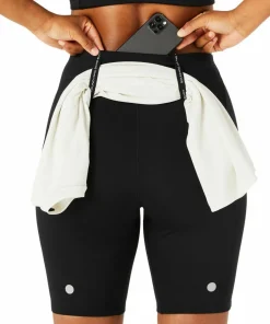 Asics Women's Road High Waist 8in Sprinter Performance Black Clearance