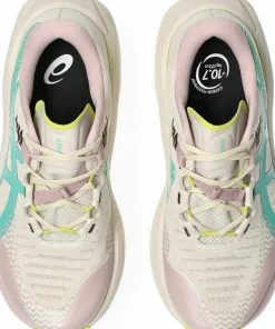 Asics Women's Trabuco Max 5 Mineral Beige/Aurora Green