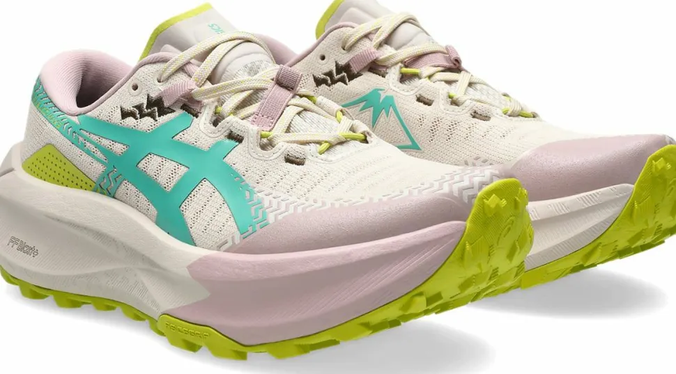 Asics Women's Trabuco Max 5 Mineral Beige/Aurora Green