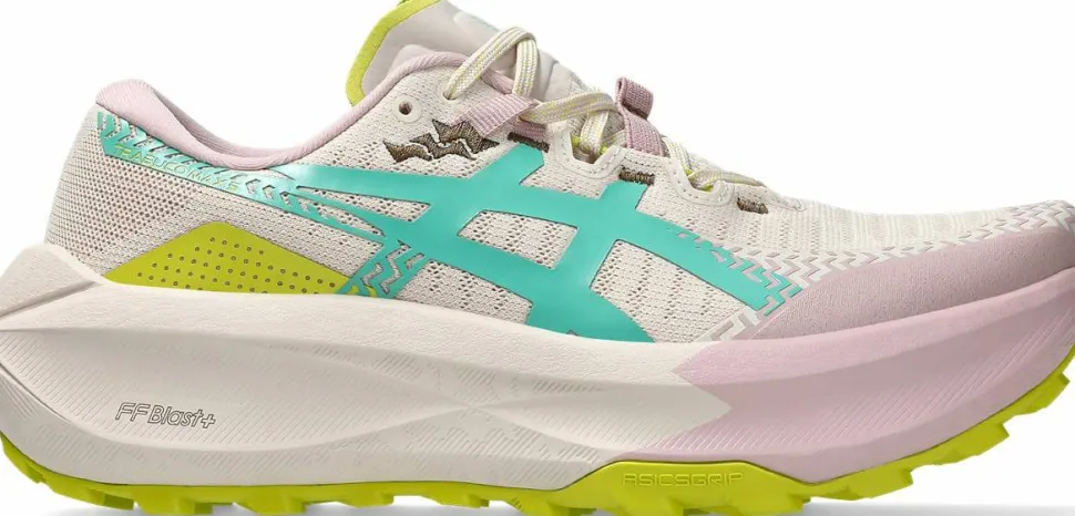 Asics Women's Trabuco Max 5 Mineral Beige/Aurora Green