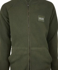 Avignon Unisex AFTER Hunt Fleece Jacket Basic Green Discount