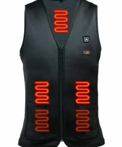 Avignon Unisex HEAT SecondSkin - Thin Heated Vest Basic Black Best