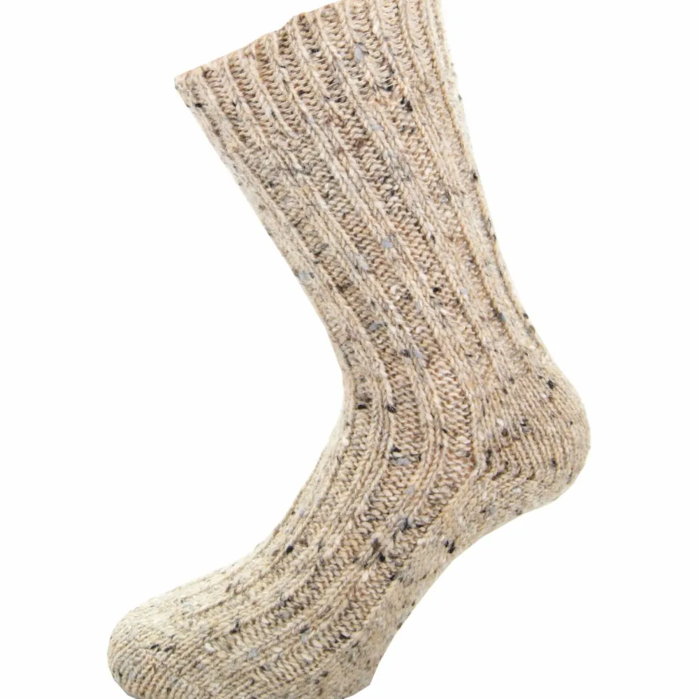 Avignon Unisex Ragg Sock Light Brown Clearance