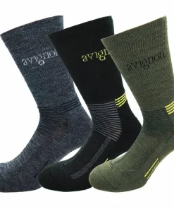Avignon Unisex Terry Wool 3-Pack Multicolour