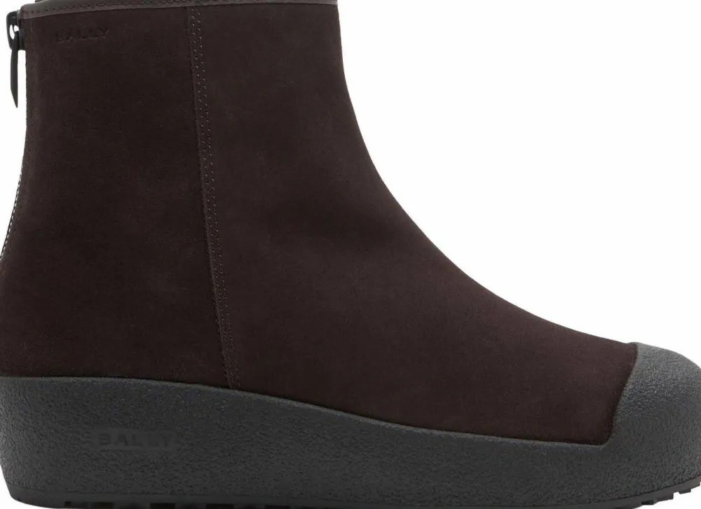 Bally Guard Iii M Calf Suede Ebano