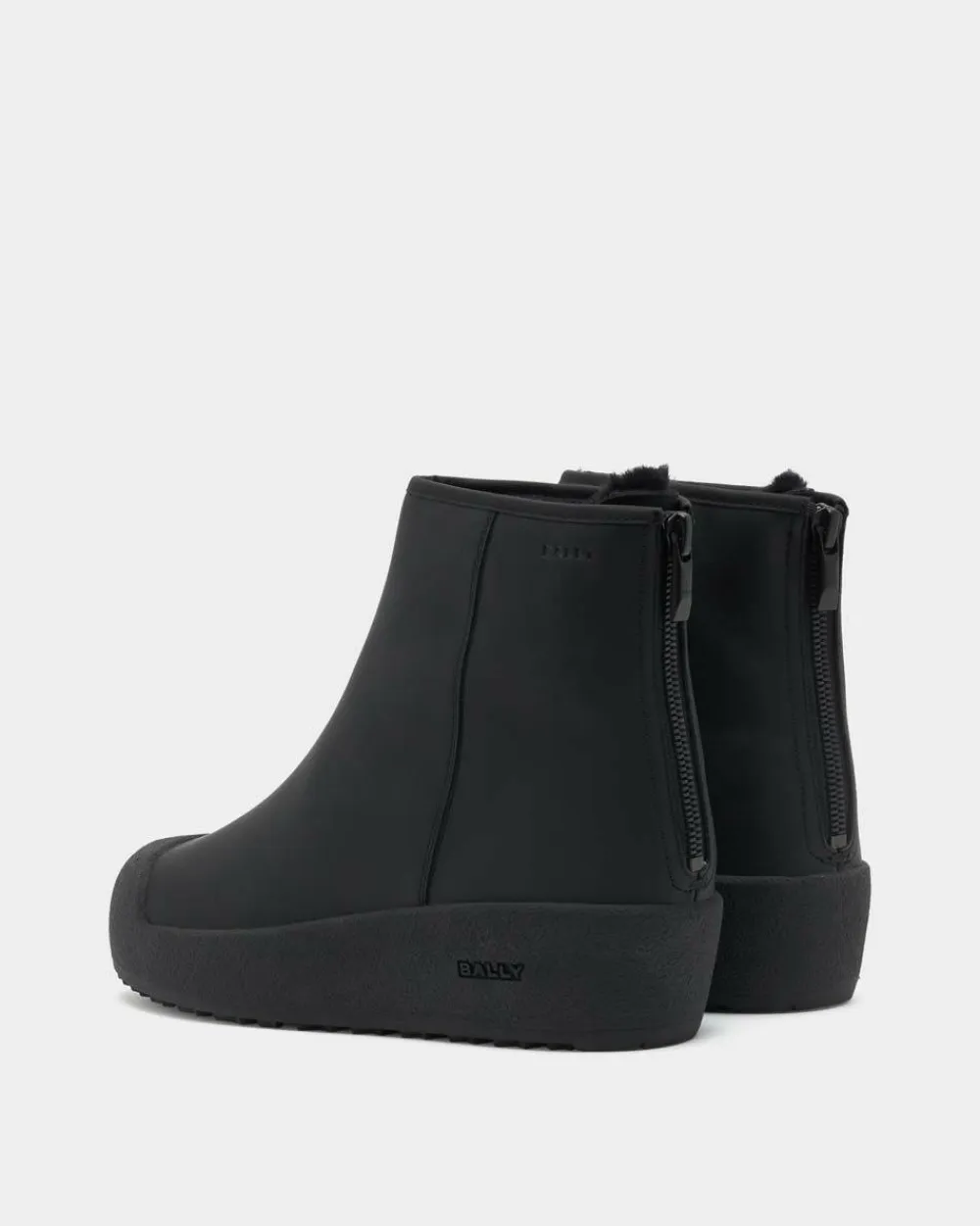 Bally Men's Guard Iii Calf Rubber-Coated Black New