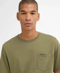 Barbour Men's Langdon Pkt Grey Olive New