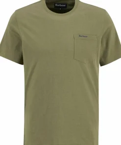Barbour Men's Langdon Pkt Grey Olive New