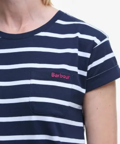 Barbour Women's Barbour Otterburn Stripe Dress Navy
