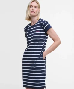 Barbour Women's Barbour Otterburn Stripe Dress Navy