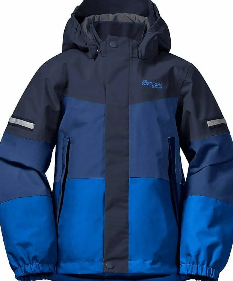 Bergans Kids' Lilletind Insulated Jacket Navy Blue/Lazuli Blue/Space Blue